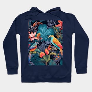 Tropical Symphony: Vibrant Birds of Costa Rica Hoodie